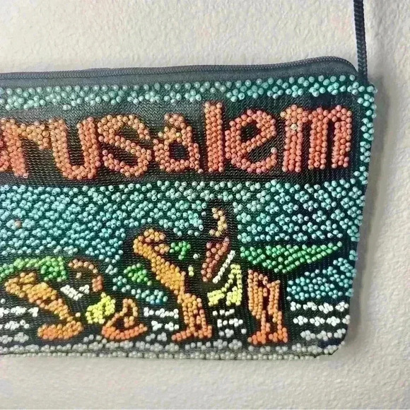 Beaded Jerusalem Crossbody Shoulder Bag - Picture 4 of 9
